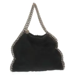 STELLA McCARTNEY (ステラマッカートニー) ファラベラ シャギーディア ツーウェイ ハンドバッグ ショルダーバッグ ブラック/シルバー レディース 371223 W9132