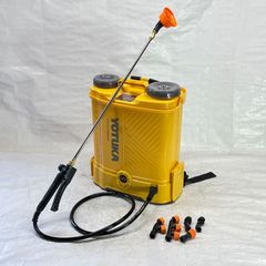 【未使用】【展示品】 電動噴霧器 背負い式 12L バッテリー式 ノズル6種付 かき混ぜ機能付き イエロー YS-EFULB12L 【866】