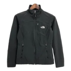 THE NORTH FACE ノースフェイス ソフトシェルジャケット アウトドア ブラック (レディース S) 中古 古着 S6607
