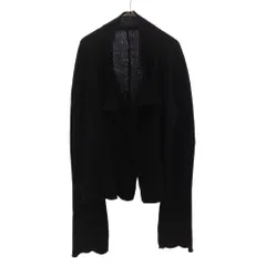 Yohji Yamamoto (ヨウジヤマモト) ロング スリーブ 変形 ニット カーディガン ブラック FG-J32-125のサムネイル