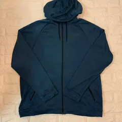 【美品】NIKE フルジップ パーカー グリーン【メンズXL】