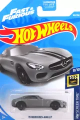 【中古】ミニカー 1/64 15 MERCEDES-AMG GT(グレー×ブラック) 「Hot Wheels HW SCREEN TIME」 [FYC95]