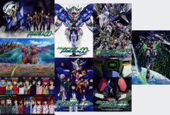 [중고] 클리어 포스터 전 8 종 세트 A3 클리어 포스터 [이치 반 쿠지 기동 전사 건담 00 -GUNDAM MEISTERS-] H 상