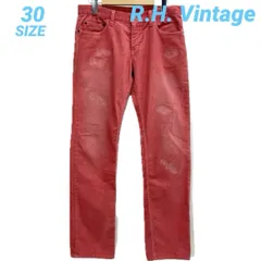 R.H. Vintage ロンハーマンヴィンテージ ダメージ加工 コーデュロイパンツ ピンク メンズ 秋 ゴーゴー古着久喜倉庫店B9810のサムネイル