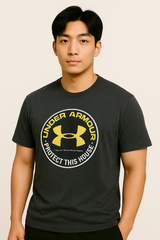 Tシャツ　Under Armour　グレー　Lサイズ　※Used