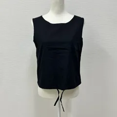 【ASHA BY MDS ISSEY MIYAKE】アシャバイエムディーエスイッセイミヤケ　ブラック系　M　トップス　ノースリーブ