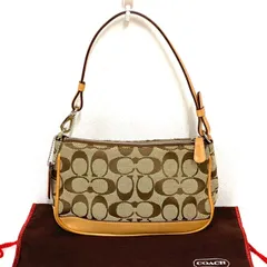 【COACH】コーチ/アクセサリーポーチ/ショルダーバッグ/シグネチャー柄/J32-6094