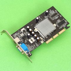 nVIDIA Gece 4 MX4000 64MB DDR 8X AGP Video Graphics Card (with VGA and TV Outputs)