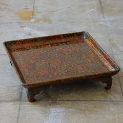 四方盆 根来塗 漆器 木箱 共箱 菓子器 お盆 楽天市場】根来塗 丸盆 33cm 紀州漆器 伝統 木製 お盆 根来塗 丸