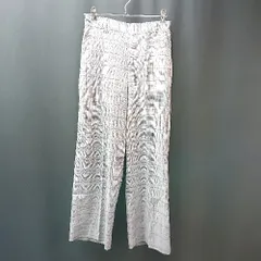 ◇ COLLAGE GALLARDAGALANTE チェック柄 バックウエストゴム カジュアル テーパードパンツ サイズ1 グレー レディース E  【1310050044350】