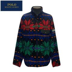 Polo Ralph Lauren 80s 90s ネイティブ柄 ニットガウン - メルカリ