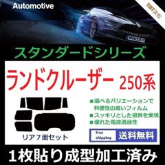 カーフィルム カット済み リアセット ランドクルーザー GDJ250W TRJ250W 【１枚貼り成型加工済みフィルム】WINCOS ドライ成型