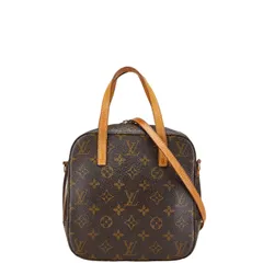 ルイ ヴィトン モノグラム スポンティーニ ハンドバッグ ショルダーバッグ 2WAY M47500 ブラウン PVC レザー レディース LOUIS VUITTON【1-0183335】