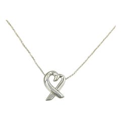 ティファニー TIFFANY&Co. ネックレス ラビングハート シルバー925 レディース