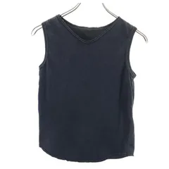 ナイチチ バックプリント ノースリーブ シャツ ブラック系 nai-chi-chi タンクトップ レディース 【中古】  【230523】 メール便可