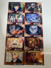 【セール!!実施中です!!】【超希少品】【鬼滅の刃】【遊郭編全8種セット】【無限列車編 2種】 クリアしおり