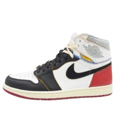 NIKE ナイキ BV1300-106 × UNION Air Jordan 1 Retro High OG NRG ユニオン エアジョーダン1 レトロ ハイ OG NRG バーシティレッド ウルフグレー ホワイト系 28.5cm【新古品】【未使用】【中古】のサムネイル