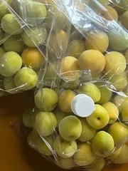 送料込　自家製「南高梅2L」2ｋｇ　手もぎ　熟手前のサムネイル