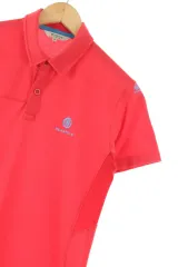 【雷市場（ポンジャン）商品韓国直送】（ M ） BEAN POLE(ビーンポール) 半袖 カラー Tシャツ レッド 綿 オールドスクール ベーシックフィット- DF05
