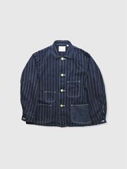メンズ カバーオールヒッコリー ワークジャケット - メルカリ