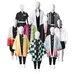 【1～3日以内に発送！】コスプレ衣装 鬼滅の刃 風 鬼殺隊隊服 子供用 児童用 キッズ用 服 ★小さいお子様用のコスプレに！★竈門炭治郎/竈門禰豆子/我妻善逸/冨岡義勇/胡蝶しのぶ/煉獄杏寿郎/栗花落カナヲ