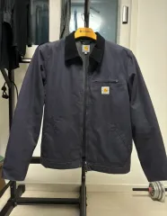 激レア Carhartt ライトウェイトデトロイトジャケット ミッドナイト 紺 2025年最新】CarHartt デトロイトジャケット ネイビーの人気