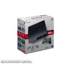 (本体)プレイステーション3 PlayStation3 チャコール・ブラック HDD320GB(CECH-3000B) ソニー・コンピュータエンタテインメントのサムネイル