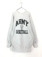 古着 90s USA製 Champion Reverse Weave 「ARMY BASKETBALL」 ミリタリー リバース スウェット トレーナー 3XL