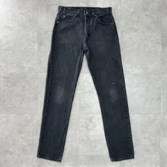 W32 USA製 リーバイス　505 ブラック　黒　デニム　ビンテージ　90s