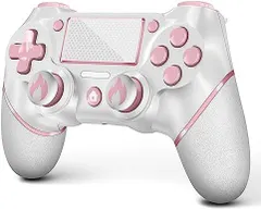 [新品※未使用] AceGamer ps4コントローラー 可愛い Turbo連射機能 二重振動 6軸ジャイロセンサー搭載 タッチパッド付き リセット機能あり Bluetooth 無線接続 持ちやすい 握り心地 ワイヤレスコントローラー PS4/PS4 Pr