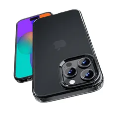 【 指紋防止 ・ 耐衝撃 エアバッグ ・ 超軽量 薄型 】 ONES 艶消し ・ 半透明 iPhone14Pro ハードケース 米軍MIL規格 〔 マット感・高靭性・強化PC保護板 ? 高弾性・衝撃吸収・シリコンバンパー 〕『 レンズ保護 ・ 画面保護 』 0