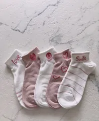 5足セット靴下　靴下　5足 色ランダム　お買い得　格安セット　格安