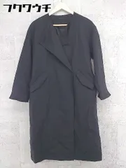 ■ apart by lowrys アパートバイ ローリーズ 長袖 トレンチコート サイズM ブラック レディース  【1002802318368】