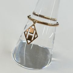 美品◎HERMÉSエルメス　リング/H/750/51
