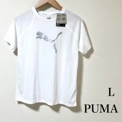 【新品】プーマ　レディース　半袖　Tシャツ　L　ホワイト　白　PUMA