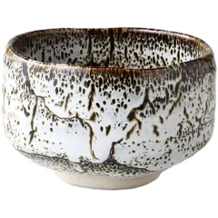 天目茶碗　銀縁 抹茶碗　茶道具　お碗　飴釉　李朝　古玩　アンティーク陶器　１客 Artworks | TSUNAGU