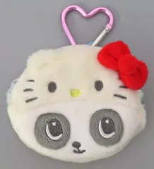 【中古】バッグ ハローキティ フェイスミニポーチ 「パンシェル×サンリオキャラクターズ」
