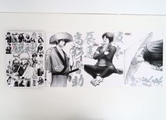 은혼 탄생 20주년 기념 은혼전 ~하타리의 무서운~ A4 포스터 컬렉션 ③타카스기 신스케, 사카모토 타츠마, 아후 토우