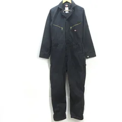D■ディッキーズ/Dickies  カバーオール オールインワン つなぎ 作業着【L程度】黒/MENS/5【中古】■