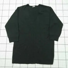 ◇ ⊇ ANGELINA シンプル系 長袖 Vネックニットシャツ サイズ表記なし ブラック系 レディース E  【1509100032885】