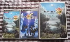 PSP フロンティアゲート ブーストプラス 攻略本セット ガイド Frontier Gate Boost Plus Strategy Guide Set Guide