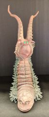 モスラ幼虫2体、卵、卵のかけら付き、卵の台座岩石のセット カスタム品