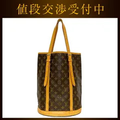ルイ ヴィトン トートバッグ バケット ＧＭ ブラウン ベージュ モノグラム