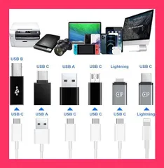 【スタッフおすすめ！】USB Type-C 変換アダプタUSB変換コネクタ Bタイププラグ USB USB-C to ライトニング 変換アダプタ Type-C OTG機能搭載 Type C to Micro to Type C 変換アダプタ
