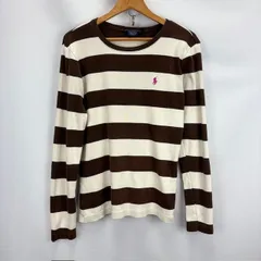 RALPH LAUREN SPORT ボーダー ワンポイント ロングスリーブ 長袖カットソー サイズⅬ 07090707 02