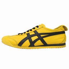 미품 오니츠카 타이거 Onitsuka Tiger “MEXICO 66 SD” 멕시코 스니커 슈즈 구두 로우 컷 가죽 1183 A872 사이즈 27 cm 옐로우/블랙 맨즈