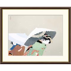 日本画　「艶やかな女人の舞」山口南洲作 日本画 「艶やかな女人の舞」山口南洲作 - メルカリ