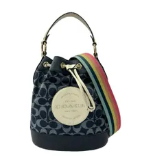 コーチ 2way 巾着ハンドバッグ ミニショルダーバッグ 斜め掛け O4101 レディース COACH