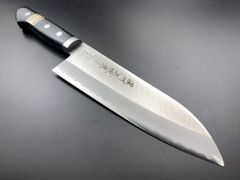 新品 本鍛造・銀三 和牛刀 牛刀包丁 黒檀八角柄 - メルカリ
