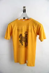 1980年代 WONDERFUL WYOMING フットボールTシャツ【S】【古着】【中古】【メンズ】【レディース】【ヴィンテージ】 【ビンテージ】 【レトロ古着】【vintage】【アメカジ】80’s 80s